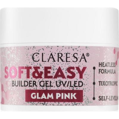 Claresa Soft&Easy Builder Gel żel podkładowy do paznokci odcień Glam Pink 12 g
