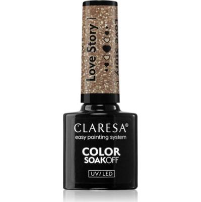 Claresa SoakOff UV/LED Color Love Story lakier hybrydowy do paznokci odcień 1 5 g