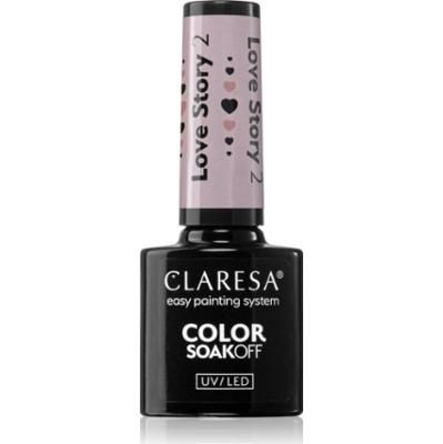 Claresa SoakOff UV/LED Color Love Story lakier hybrydowy do paznokci odcień 2 5 g
