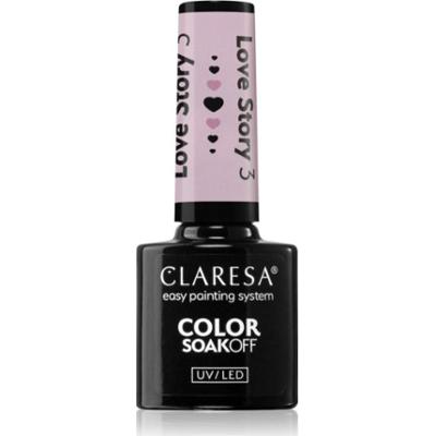 Claresa SoakOff UV/LED Color Love Story lakier hybrydowy do paznokci odcień 3 5 g