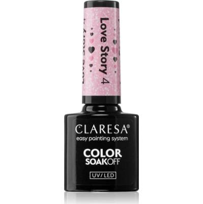 Claresa SoakOff UV/LED Color Love Story lakier hybrydowy do paznokci odcień 4 5 g