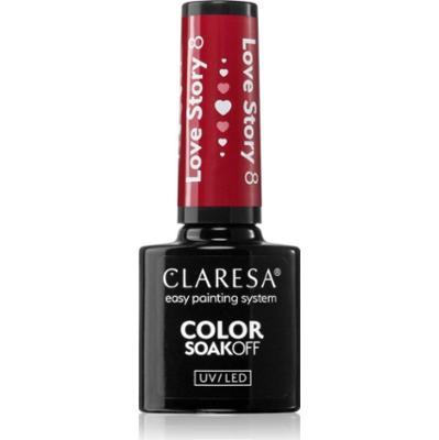 Claresa SoakOff UV/LED Color Love Story lakier hybrydowy do paznokci odcień 8 5 g