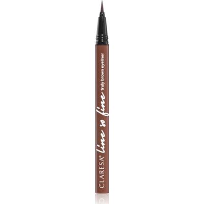 Claresa Line So Fine eyeliner w pisaku odcień Brown 0,8 g
