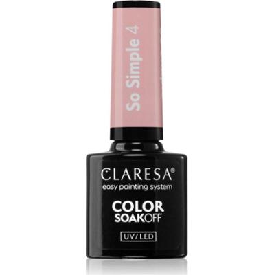 Claresa SoakOff UV/LED Color So Simple lakier hybrydowy do paznokci odcień 4 5 g