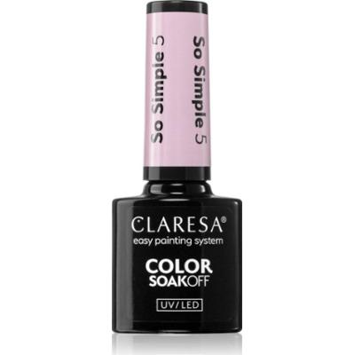 Claresa SoakOff UV/LED Color So Simple lakier hybrydowy do paznokci odcień 5 5 g