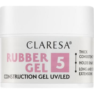 Claresa Rubber Gel Construction Gel UV/LED lakier żelowy do przedłużania paznokci odcień 05 12 g