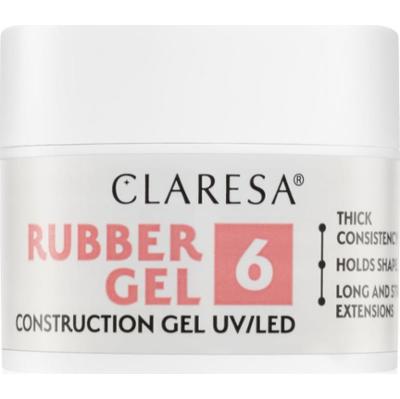 Claresa Rubber Gel Construction Gel UV/LED lakier żelowy do przedłużania paznokci odcień 06 12 g