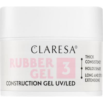 Claresa Rubber Gel Construction Gel UV/LED lakier żelowy do przedłużania paznokci odcień 03 45 g