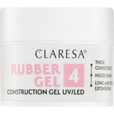 Claresa Rubber Gel Construction Gel UV/LED lakier żelowy do przedłużania paznokci odcień 04 45 g