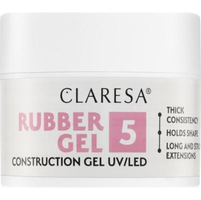Claresa Rubber Gel Construction Gel UV/LED lakier żelowy do przedłużania paznokci odcień 05 45 g