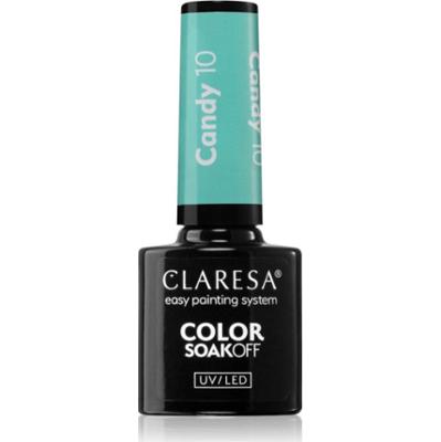 Claresa SoakOff UV/LED Color Candy lakier hybrydowy do paznokci odcień 10 5 g