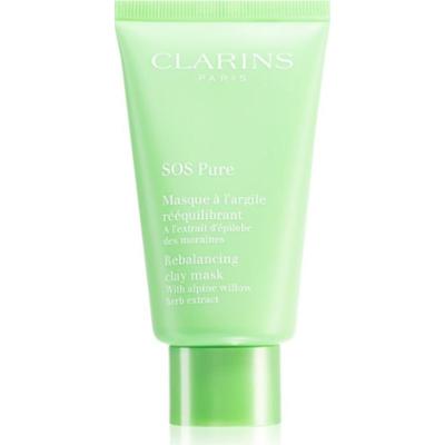 Clarins SOS Pure Rebalancing Clay Mask maseczka z glinki do skóry tłustej i mieszanej 75 ml