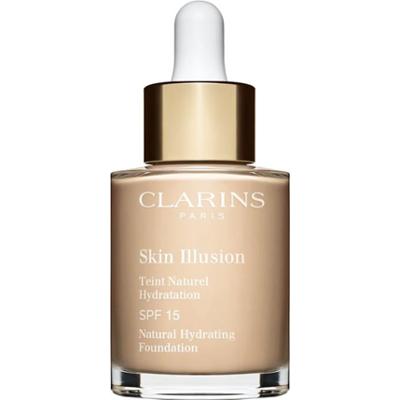 Clarins Skin Illusion Natural Hydrating Foundation rozświetlający podkład nawilżający SPF 15 odcień 103N Ivory 30 ml