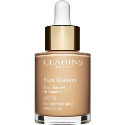 Clarins Skin Illusion Natural Hydrating Foundation rozświetlający podkład nawilżający SPF 15 odcień 106N Vanilla 30 ml