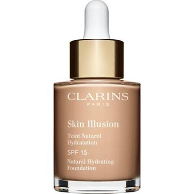 Clarins Skin Illusion Natural Hydrating Foundation rozświetlający podkład nawilżający SPF 15 odcień 108W Sand 30 ml