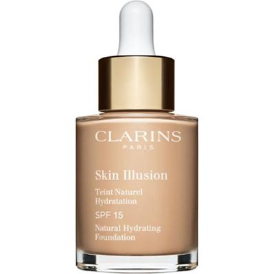 Clarins Skin Illusion Natural Hydrating Foundation rozświetlający podkład nawilżający SPF 15 odcień 108.3N Organza 30 ml