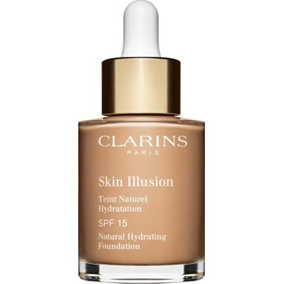 Clarins Skin Illusion Natural Hydrating Foundation rozświetlający podkład nawilżający SPF 15 odcień 108,5W Cashew 30 ml
