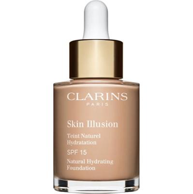 Clarins Skin Illusion Natural Hydrating Foundation rozświetlający podkład nawilżający SPF 15 odcień 109C Wheat 30 ml