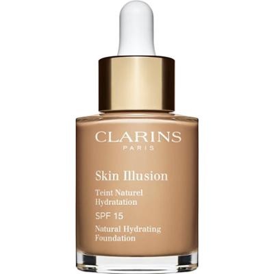 Clarins Skin Illusion Natural Hydrating Foundation rozświetlający podkład nawilżający SPF 15 odcień 111N Auburn 30 ml