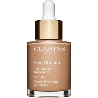 Clarins Skin Illusion Natural Hydrating Foundation rozświetlający podkład nawilżający SPF 15 odcień 112C Amber 30 ml