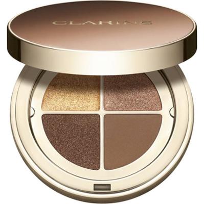 Clarins Ombre 4 Colour Eye Palette paleta cieni do powiek dla długotrwałego efektu odcień 04 - Brown Sugar Gradation 4.2 g