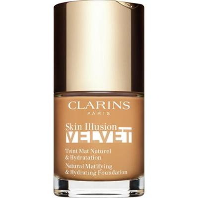 Clarins Skin Illusion Velvet podkład w płynie z matowym wykończeniem o działaniu odżywczym odcień 114N 30 ml