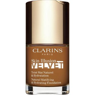 Clarins Skin Illusion Velvet podkład w płynie z matowym wykończeniem o działaniu odżywczym odcień 118.5N 30 ml