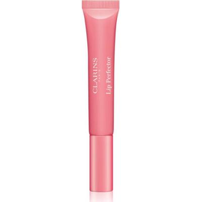 Clarins Lip Perfector Shimmer błyszczyk do ust o działaniu nawilżającym odcień 01 Rose Shimmer 12 ml