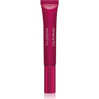 Clarins Lip Perfector Shimmer błyszczyk do ust o działaniu nawilżającym odcień 08 Plum Shimmer 12 ml