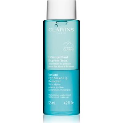 Clarins Cleansing Instant Eye Make-Up Remover dwufazowy płyn do demakijażu oczu do wrażliwych oczu 125 ml
