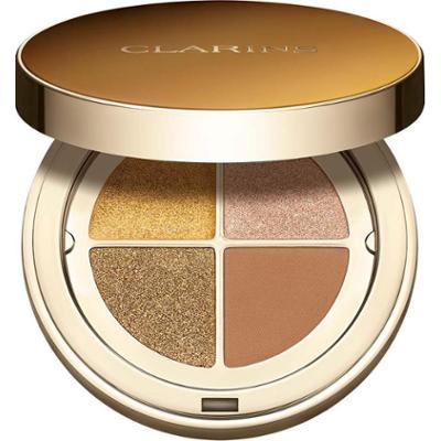 Clarins Ombre 4 Colour Eye Palette paleta cieni do powiek dla długotrwałego efektu odcień 07 Bronze Gradation 4.2 g