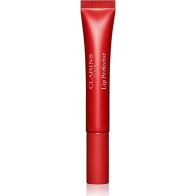 Clarins Lip Perfector Glow błyszczyk z połyskiem do ust i policzków odcień 23 pomegranate glow 12 ml