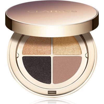 Clarins Ombre 4 Colour Eye Palette paleta cieni do powiek dla długotrwałego efektu odcień 08 - Amber Gradation 4.2 g