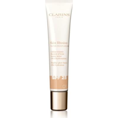 Clarins Skin Illusion Tinted Moisturizer krem tonujący SPF 25 odcień 01 40 ml