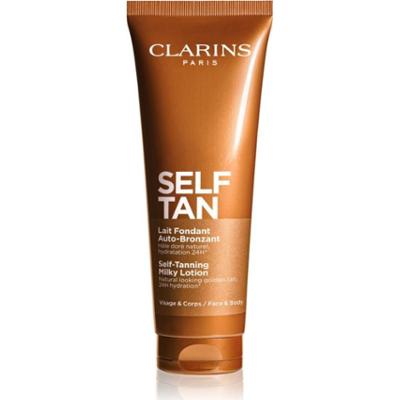 Clarins Self Tan Self-Tanning Milky Lotion krem samoopalający do ciała i twarzy 125 ml