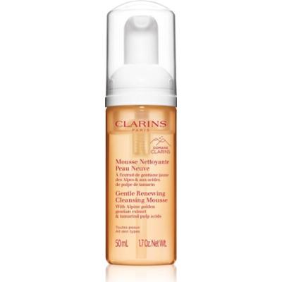 Clarins Cleansing Gentle Renewing Cleansing Mousse delikatna pianka oczyszczająca do wszystkich rodzajów skóry 50 ml