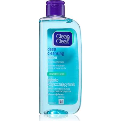 Clean & Clear Deep Cleansing płyn głęboko oczyszczający dla cery wrażliwej 200 ml