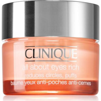 Clinique All About Eyes™ Rich nawilżający krem pod oczy przeciw obrzękom i cieniom 30 ml