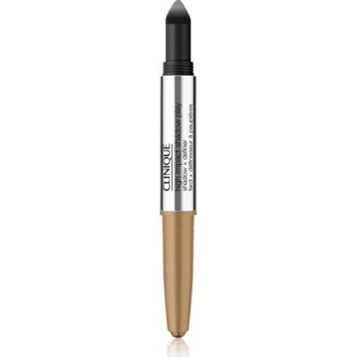 Clinique High Impact™ Shadow Play cienie do powiek w kredce podwójne odcień Sparkling wine + Caviar 1.9 g