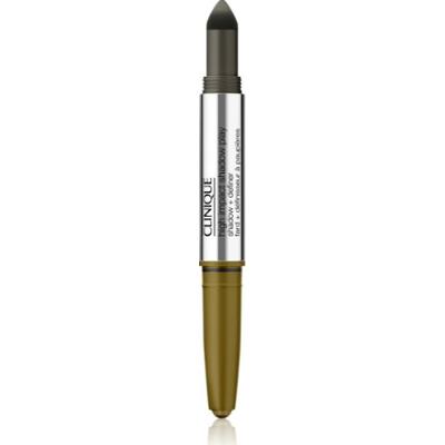 Clinique High Impact™ Shadow Play cienie do powiek w kredce podwójne odcień Mixed Greens 1.9 g