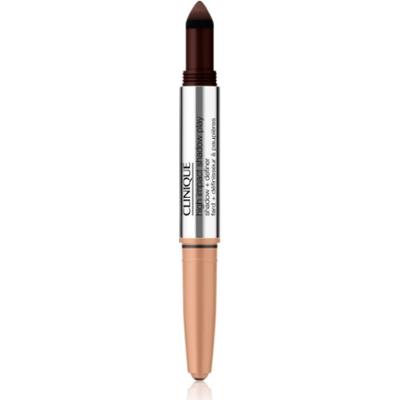 Clinique High Impact™ Shadow Play cienie do powiek w kredce podwójne odcień Café Au Lait 1.9 g