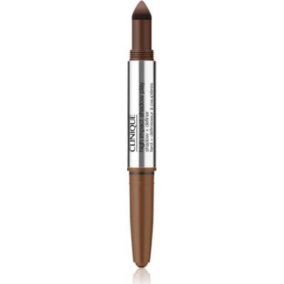 Clinique High Impact™ Shadow Play cienie do powiek w kredce podwójne odcień Rum + Cola 1.9 g