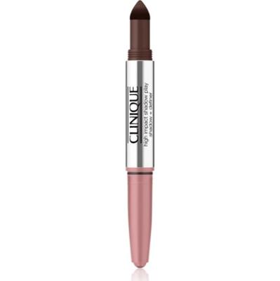 Clinique High Impact™ Shadow Play cienie do powiek w kredce podwójne odcień Pink Honey + Black Honey 1.9 g