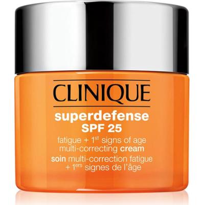 Clinique Superdefense™ SPF 25 Fatigue + 1st Signs Of Age Multi-Correcting Cream krem przeciw pierwszym oznakom starzenia do skóry suchej i mieszanej S