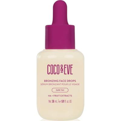 Coco & Eve Sunny Honey Bronzing Face Drops krople samoopalające do twarzy Dark Tan (new) 30 ml
