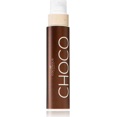 COCOSOLIS CHOCO pielęgnacyjny olejek do opalania baz filtra ochronnego z zapachem Chocolate 200 ml