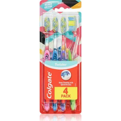 Colgate Twister Design Edition szczoteczka do zębów 4 szt.