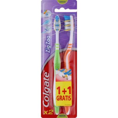 Colgate Zig Zag Medium szczoteczki do zębów medium 2 szt. 2 szt.