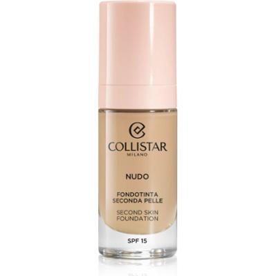 Collistar NUDO Second Skin Foundation SPF 15 rozświetlający podkład nawilżający o działaniu wygładzającym odcień 2G Beige Dorato 30 ml