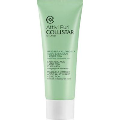 Collistar Attivi Puri Salicylic Acid + Zinc Clay Mask maseczka z glinki z kwasem hialuronowym 75 ml